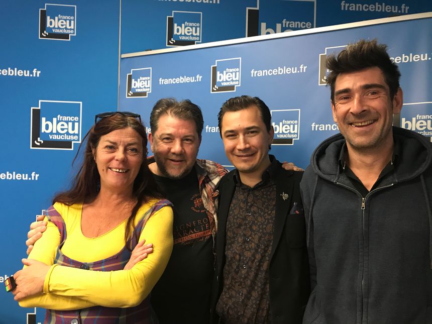 Nathalie MAZET, Stéphan MANGANELLI, Paulin REYNARD et Gaël WILD dans Aqui sian bèn !