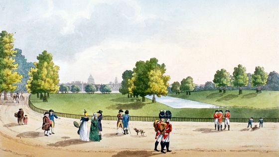 St James's Park, Westminster, Londres, 1809 ©Getty - Heritage Images / Hulton Archive