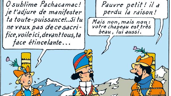 Le temple du soleil - Hergé-Moulinsart