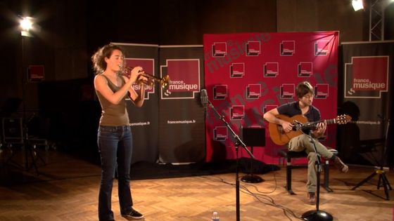 Airelle Besson et Nelson Veras interprètent "Ma-lon" ©Radio France - crédit Radio France