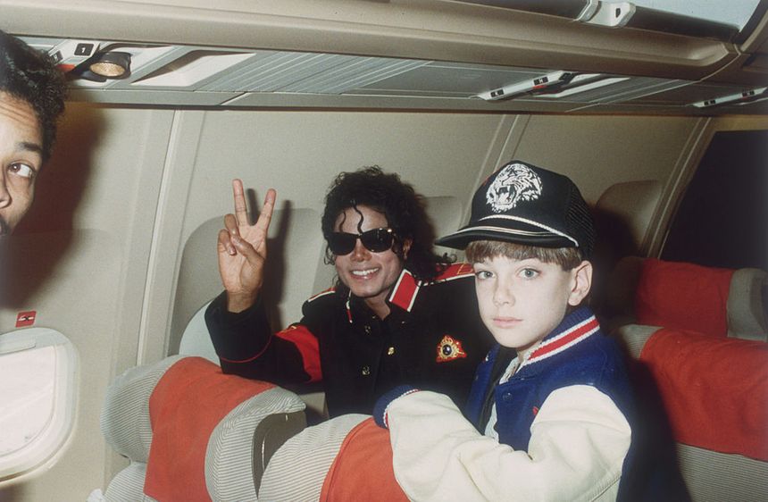 Michael Jackson et James Safechuck en 1988