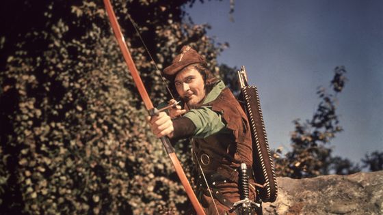 L'acteur Errol Flynn dans Les Aventures de Robin des bois (1938) ©Getty - Hulton Archive / Moviepix