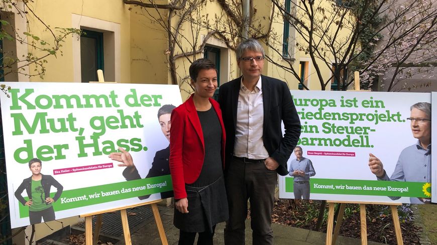 Les deux têtes de liste des Verts allemands pour les élections européennes