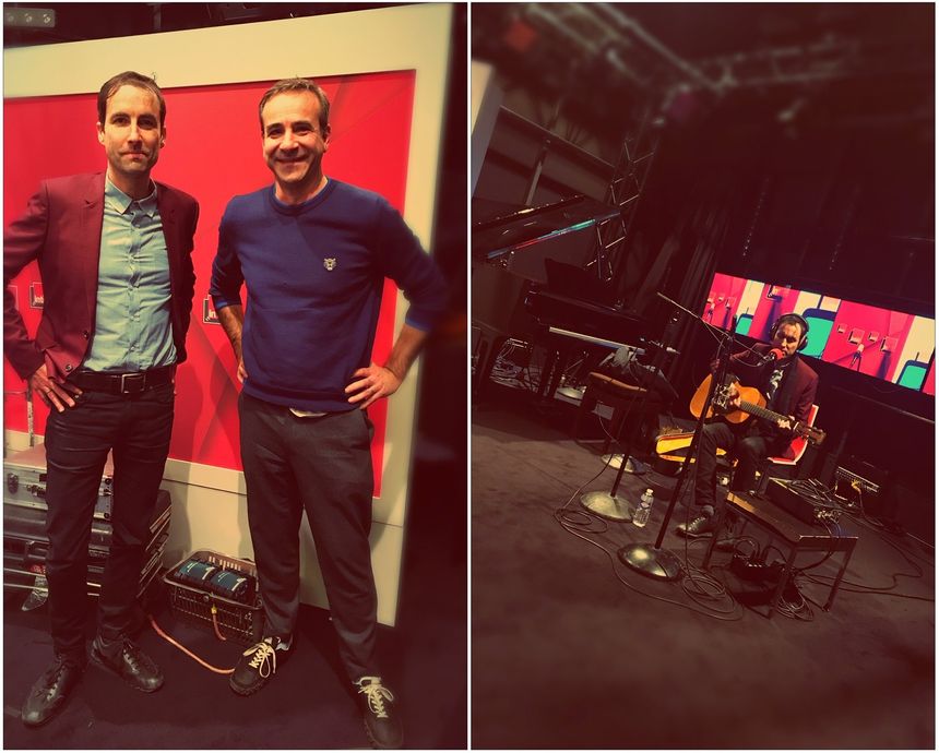 Andrew Bird et Michka Assayas, dans les studios de France Inter, pour une session live ! (mars 2019)