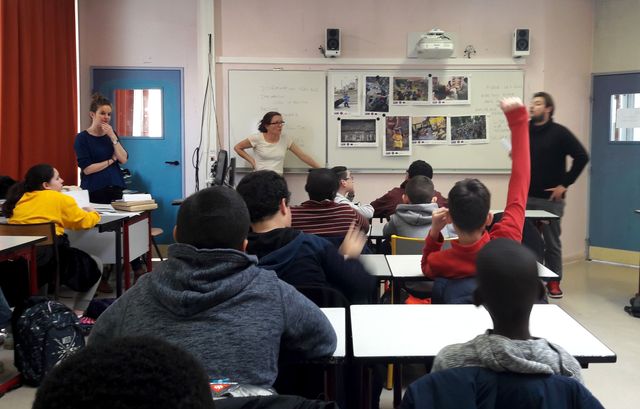 Classe de 6e du collège Albert Camus de Rosny