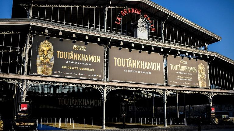 L'exposition Toutânkhamon se déroule à la grande halle de la Villette