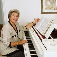 Christa Ludwig at home.