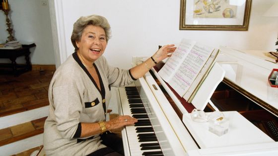 Christa Ludwig at home. - Eric Robert/Sygma/Sygma via Getty Images