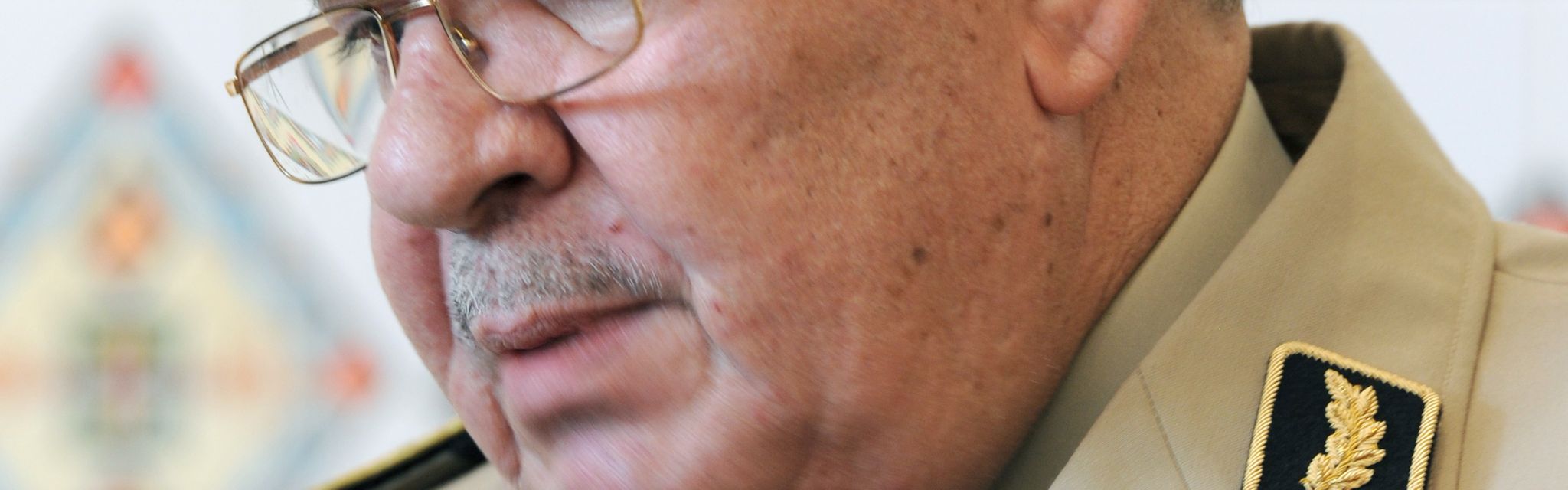 Le chef d’état-major de l’armée algérienne, le général Ahmed Gaïd Salah, qui vient de donner le signal du départ du Président Bouteflika. Photo d’archives de 2014.