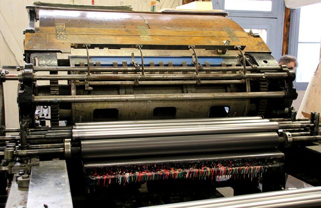 Machine à litho à Paris