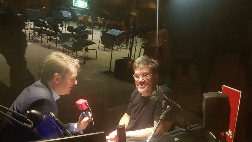 Alan Gilbert et Benjamin François dans leur cabine