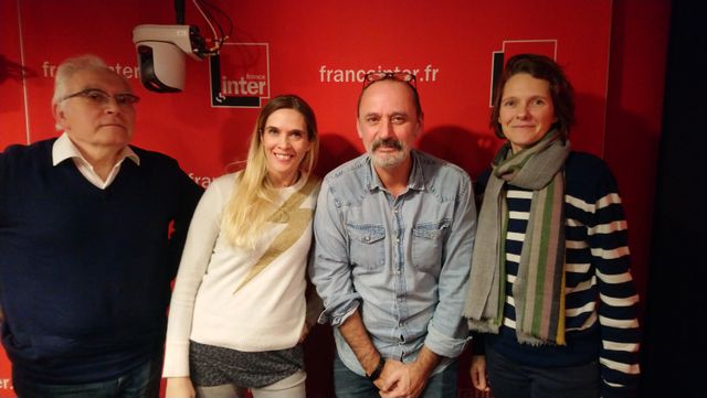 "Vous Les Femmes", de g. à d. : Albert Algoud, Marie Bastide, Daniel Morin, Claire Nouvian
