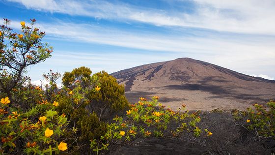 Le piton de la Fournaise sur l’Île de La Réunion ©Getty