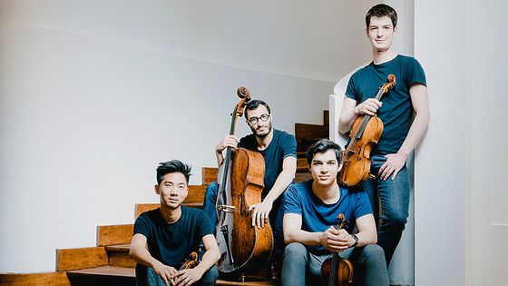 Le Quatuor Arod : Jordan Victoria, Alexandre Vu, Tanguy Parisot et Samy Rachid - Marco Borggreve