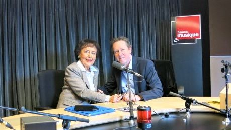 France Musique, studio 131... La délicieuse cantatrice Christiane Stutzmann & Le producteur Benoît Duteurtre