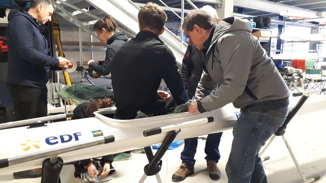 Christophe Clanet teste avec Raphel Louvigny le siège adaptatif