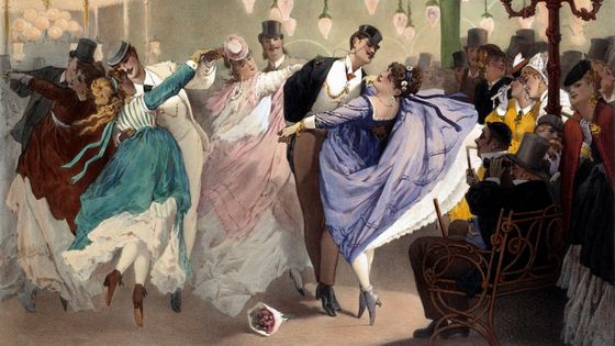 Valse au Bal Mabille par Philippe Jacques Linder (Musée de la Ville de Paris, Musée Carnavalet, Paris, France) ©Getty - Photo Josse/Leemage / Corbis Historical