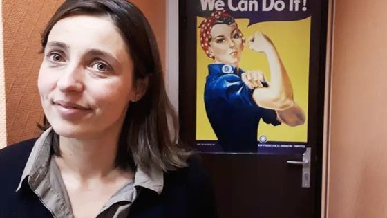 Sophie Binet, membre de la direction de la CGT en charge de l'égalité entre les femmes et les hommes. ©Radio France - Annabelle Grelier