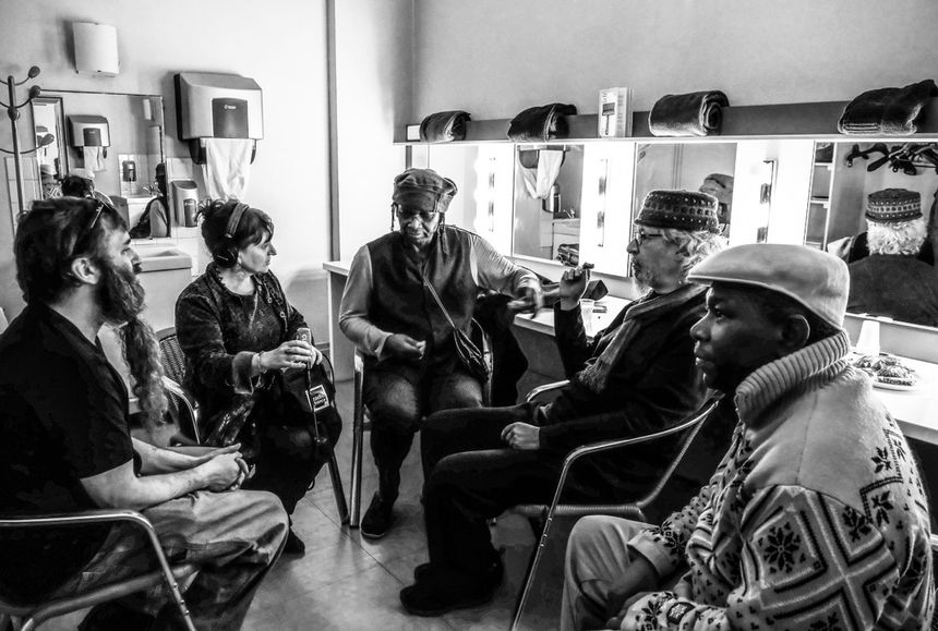 Les musiciens interviewés en loge par Anne Montaron@EarFish