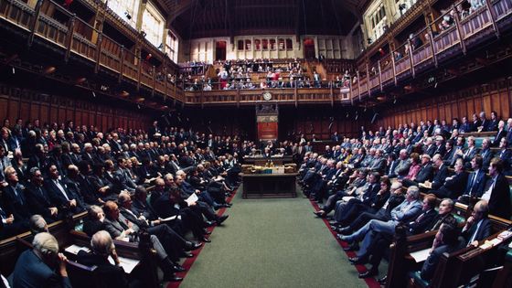 La Chambre des communes lors d'un débat en 1986 ©Getty - Pool GELLIE/MAITRE