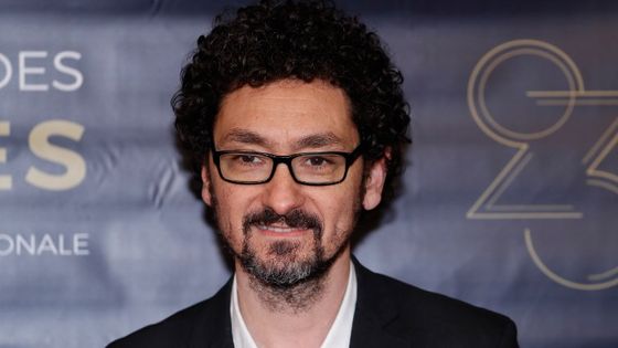 David Foenkinos, romancier, dramaturge et scénariste français (cérémonie des prix Lumières, Institut du Monde Arabe, février 2018) ©AFP - Patrick Kovarik