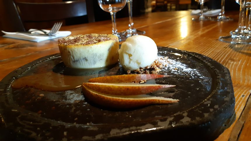 Petit dessert à base de poires...