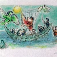 "Ulysse et les Sirènes" par Marc Chagall (1974/75) (Droits : Musée Chagall)