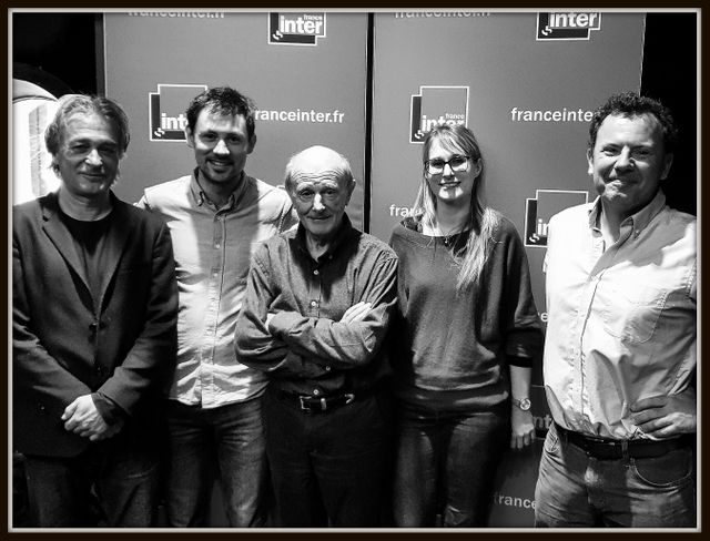 Titouan Lamazou, Matthieu Tordeur, Jean-Louis Etienne, Ludivine Oruba et Emmanuel Dormy