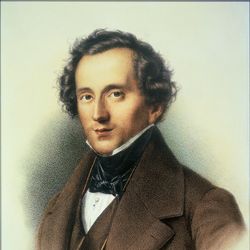 Felix Mendelssohn, compositeur, pianiste et organiste, chef d’orchestre (Hambourg 1809 - Leipzig 1847)