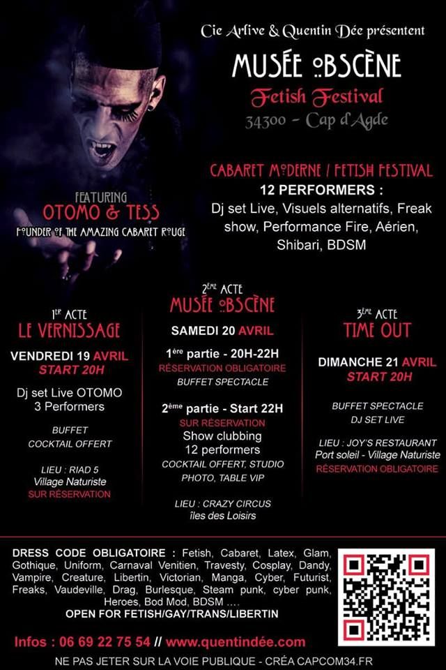 Affiche Musée obscène