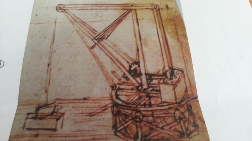 L'esquisse laissée par Léonard de Vinci