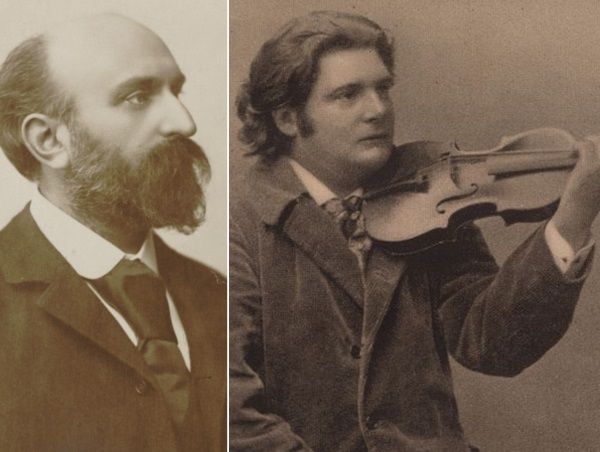 Ernest Chausson (à gauche) et Eugène Ysaÿe (à droite) / © Gallica BnF DP