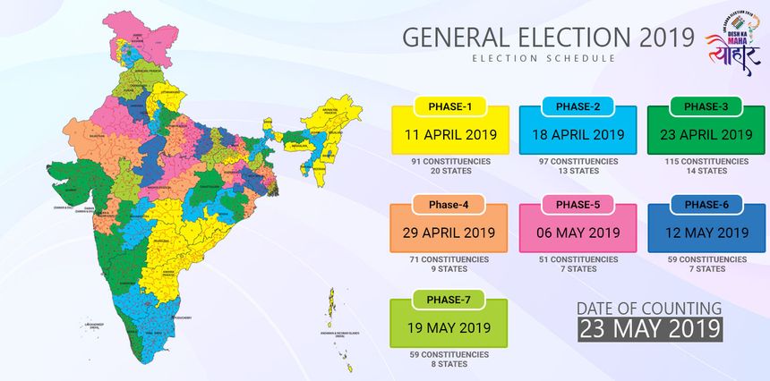 Chaque circonscription est appelée à voter un jour précis, parmi les sept définis par la commission électorale