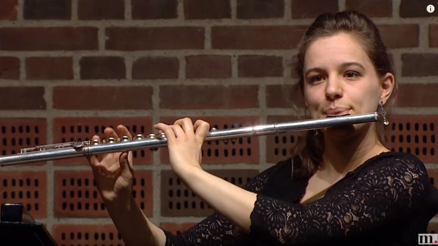 Joséphine Olech pendant le concours Carl Nielsen