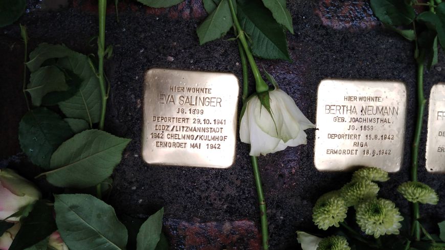 Stolpersteine d'Eva Salinger, victime du nazisme