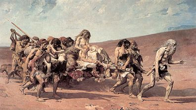 Caïn (1880), tableau de Fernand Cormon d'après La Légende des siècles