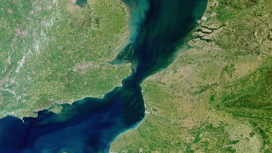 La Manche vue de l'espace ©Getty - Gallo Images / Orbital Horizon/Copernicus Sentinel Data 2019
