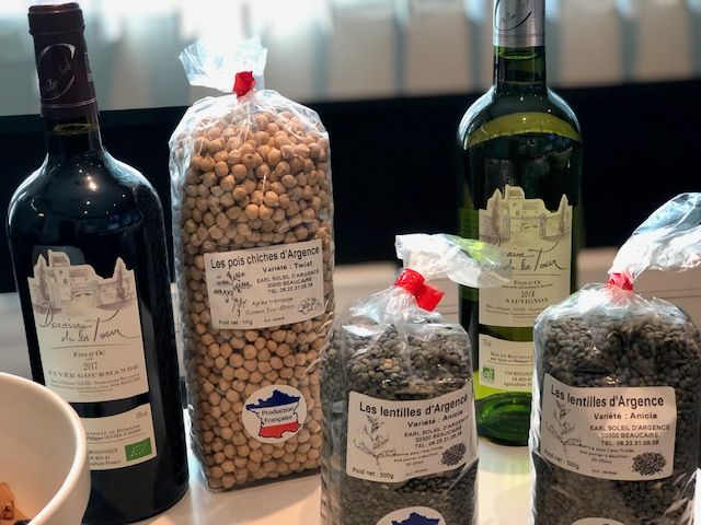 lentilles et pois chiches
