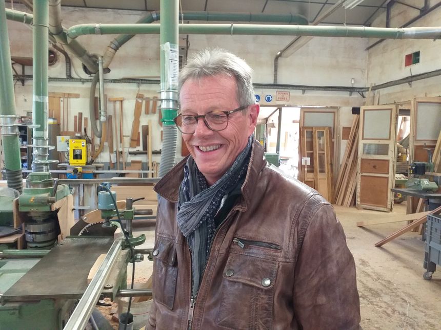 Alain Guyonnaud le directeur de la menuiserie Papeix