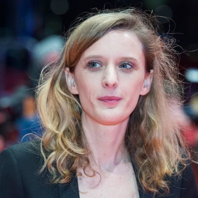 La réalisatrice Mia Hansen-Løve, au Festival du film de Berlin en 2016 pour son film "L'Avenir".