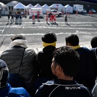 1,2 millions de migrants sont arrivés en Europe en 2016 selon l'Union européenne.