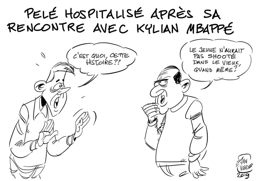 Pelé hospitalisé après sa rencontre avec Kylian Mbappé