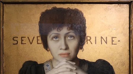 Portrait de Séverine, par Louis Welden Hawkins, peint vers 1895 - Musée d'Orsay / source wikipédia : Sailko