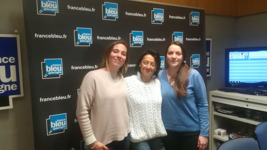 De gauche à droite: Marie-Cécile, Catherine de Capbreton, Clémentine Cousseau