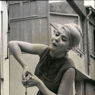 L'actrice Corinne Marchand, le 13 décembre 1962