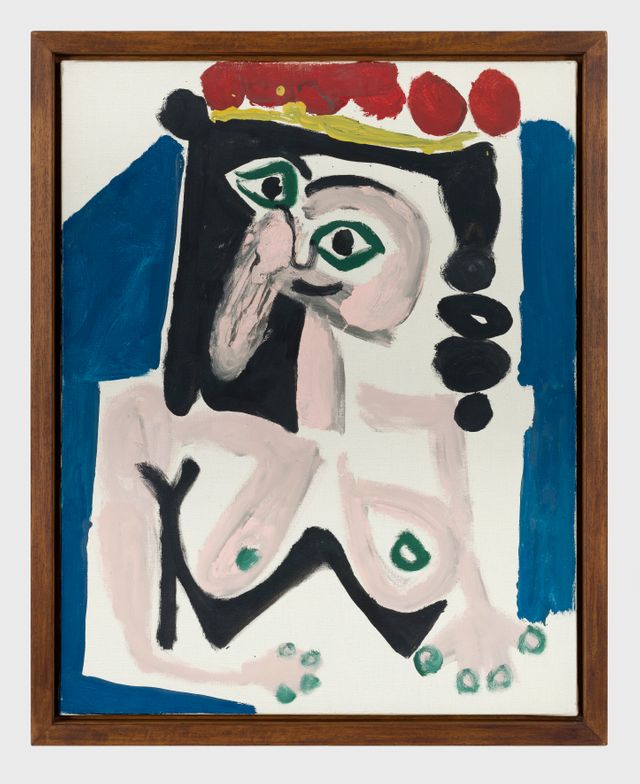 Femme au chapeau rouge, Pablo Picasso, 1965, Fundación Almine y Bernard Ruiz-Picasso para el Arte, Madrid