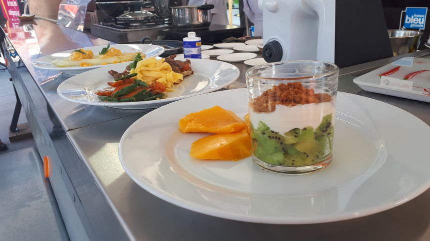 Le menu du Chef Sylvain Becary du Collège Claude Massé à Ambarès