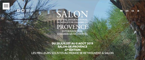 Musique à L’Empéri du 28 juillet au 5 août 2019