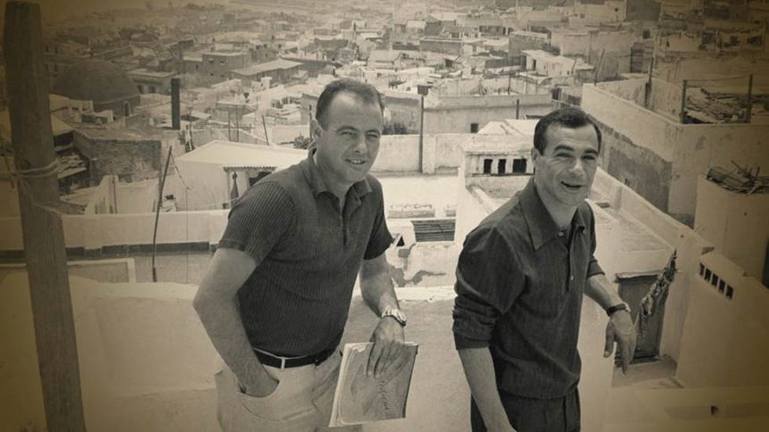 Gillo Pontecorvo et Yacef Saâdi, Alger, 1965