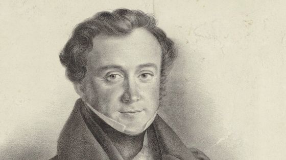 Jan Vaclav Kalivoda (Johann Wenzel Kalliwoda), compositeur (21 février 1801 - 3 décembre 1866), portrait par Gustav Schlick vers 1850 (détail) - Bibliothèque Nationale de France / via Wikimedia Commons